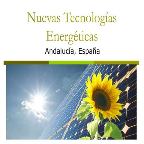 Nuevas tecnologías energéticas