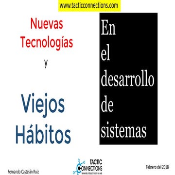 Nuevas tecnologias viejos hábitos final