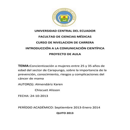 SEMIOLOGIA DE LAS MAMAS. DR, HANMER ROA. 2020 | PPTX