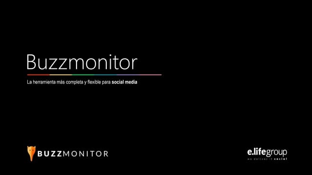 Buzzmonitor en español 2017