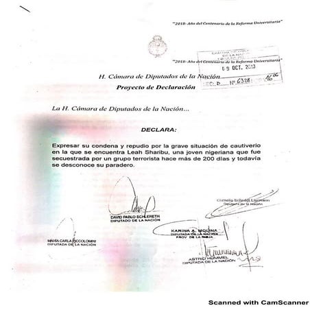 Condena por el cautiverio de Leah Sharibu