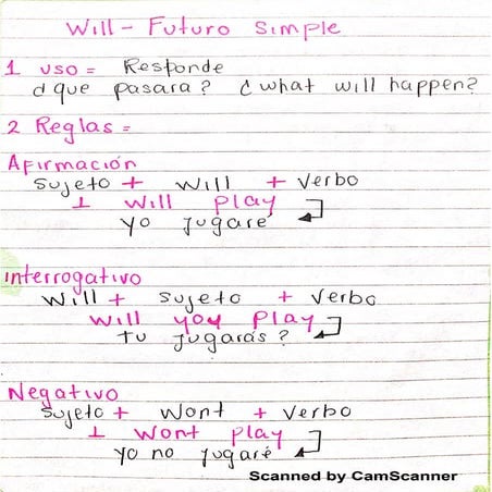 Will - Simple past