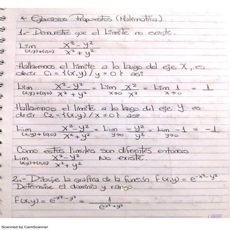 Ejercicios Propuestos Matematica