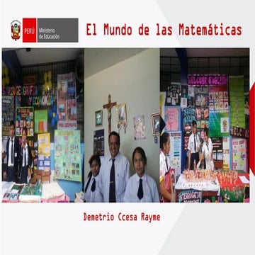 Nuevo enfoque del área de Matematica en la Escuela ccesa007