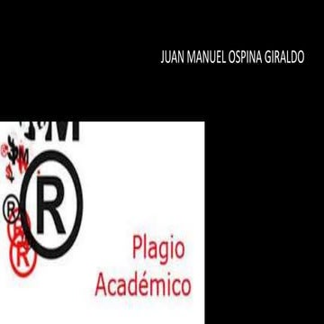 el plagio academico