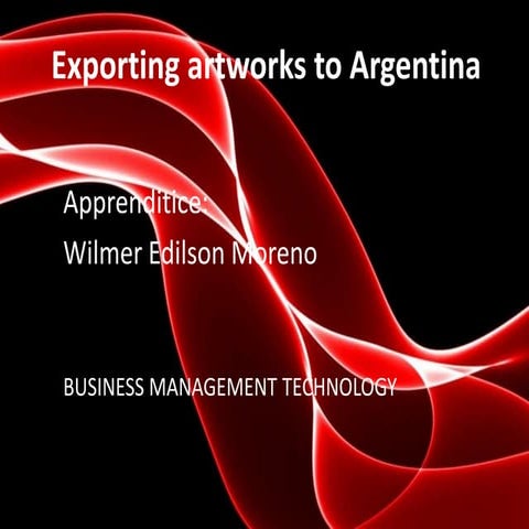EXPORTING ARTWORKS TO ARGENTINA