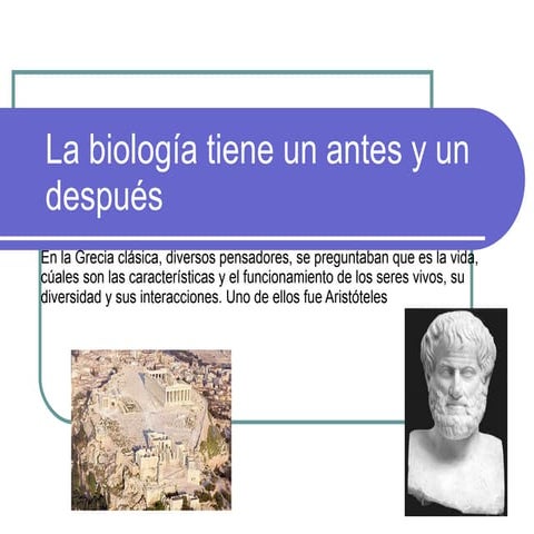 Historia de la biología