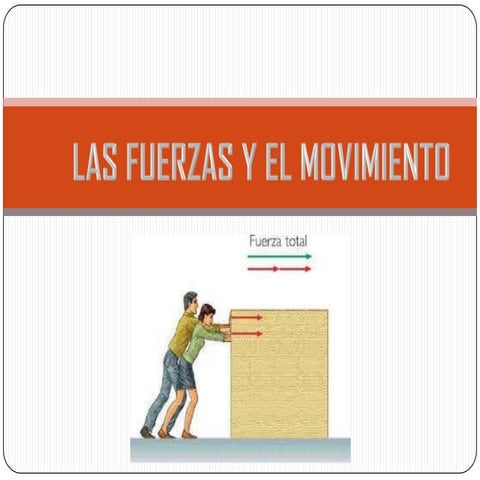 La fuerza y el movimiento