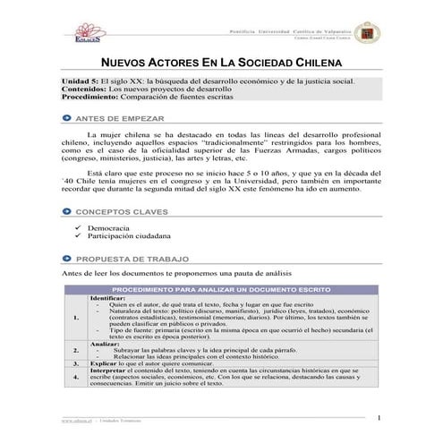 Nuevos actores sociales