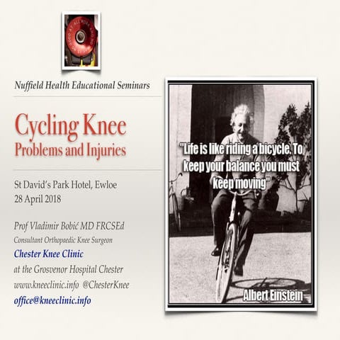 V Bobic - Cycling Knee Injuries - Nuffield Edu Seminar 280418