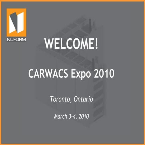 Nuform 2010 carwacs expo