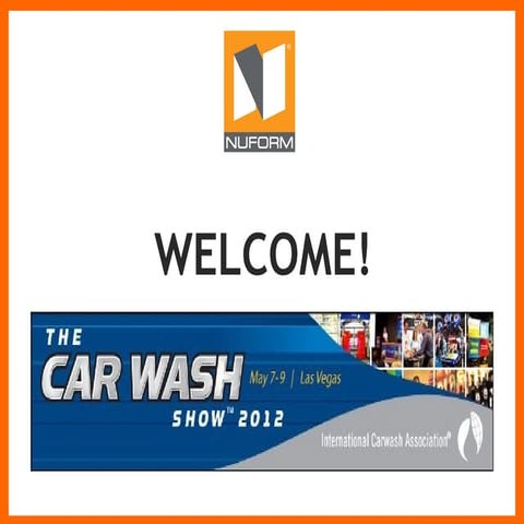 Nuform 2012 the car wash show
