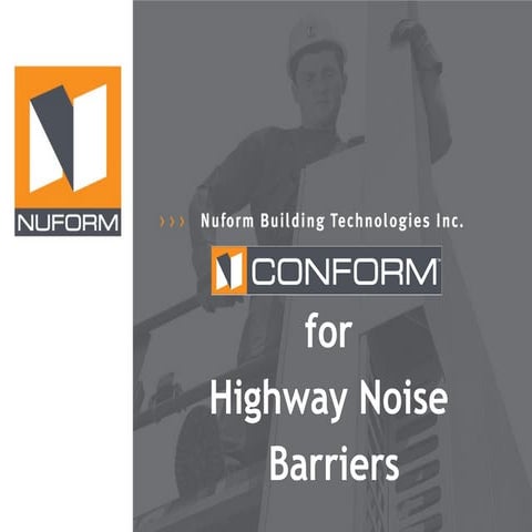 Nuform for Highway noise barrier presentation