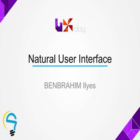 Natural User Interface - UX Day