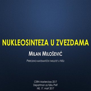 Nukleosinteza u zvezdama