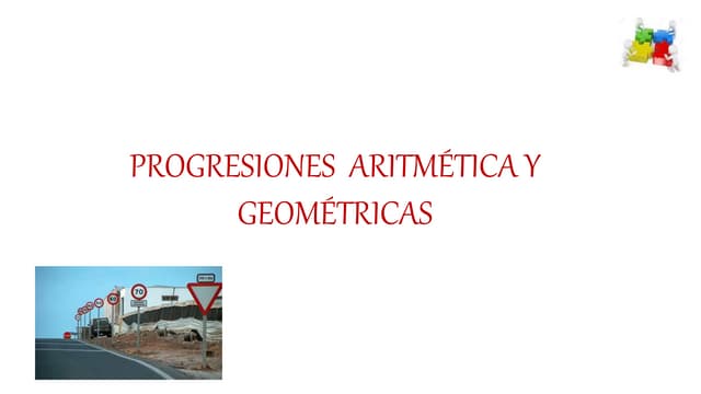 PROGRESIONES GEOMETRICAS Y ARITMETICA