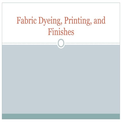 Vat dying process in scientific study...