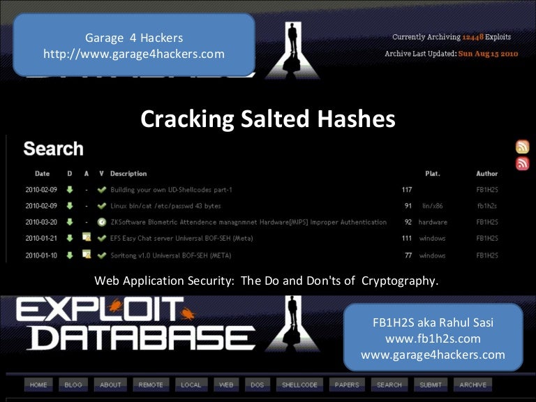Crack hashes online
