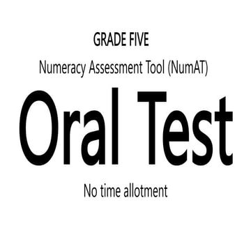 NumAT-G5_Oral-Tests.pptx