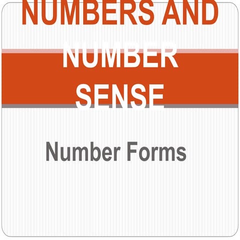 Grade 6 Mathematics: Number Forms | PPTX