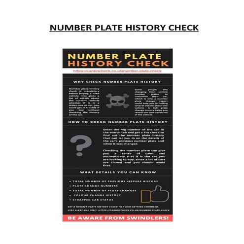 Number plate check | PDF