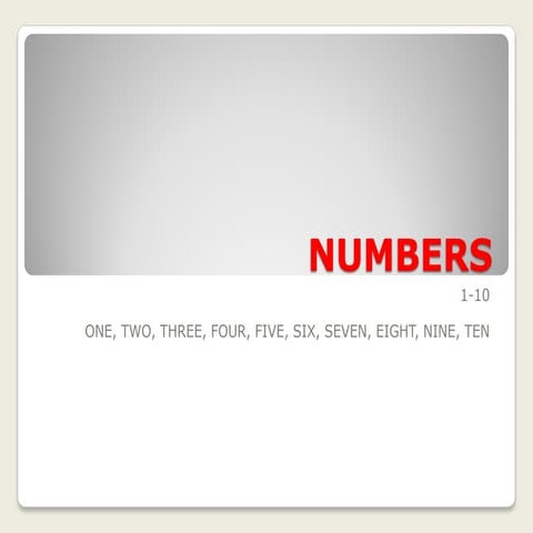 Numbers