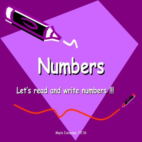 Numbers | PPT