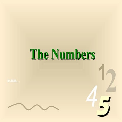 Numbers 0 9_
