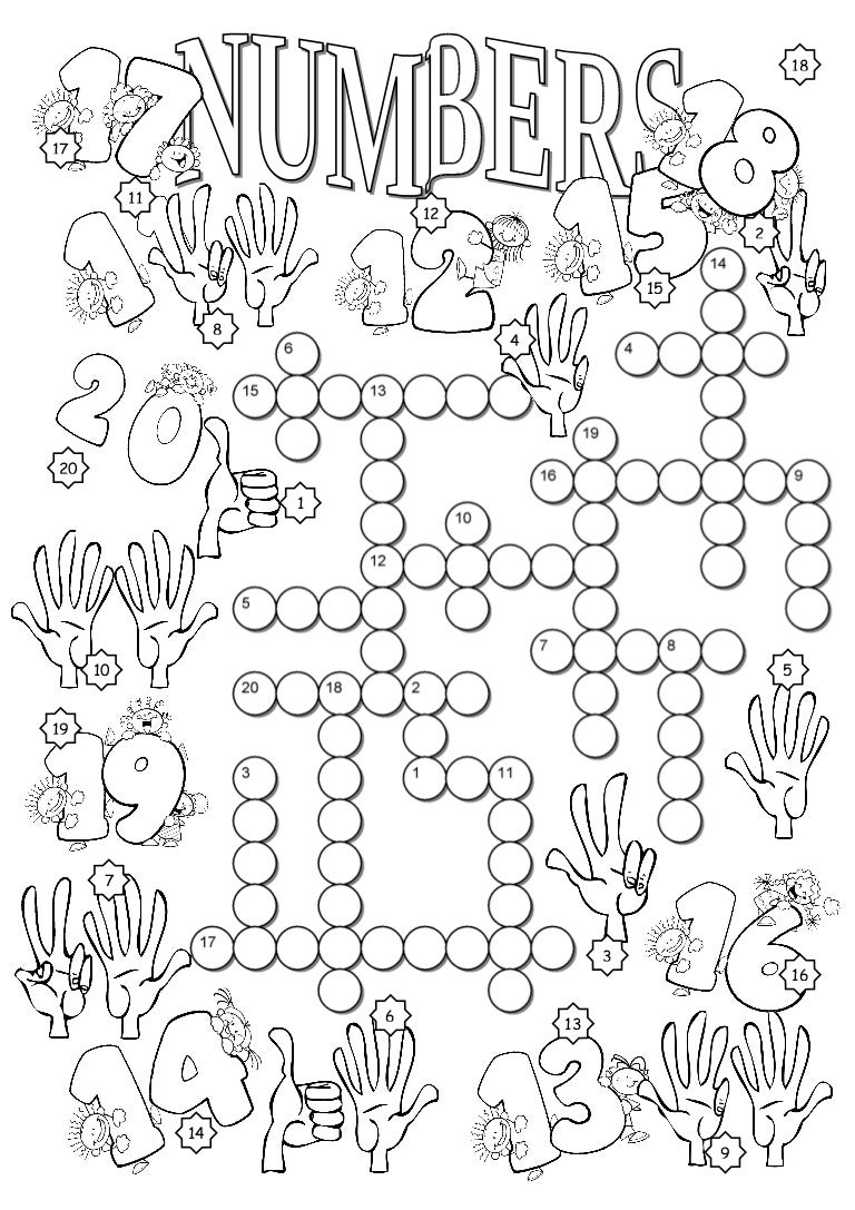 Numbers 1 20