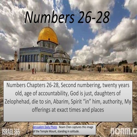 Numbers 26-28, Age of Accountability,  daughters of Zelophehad, Spirit “in” h...