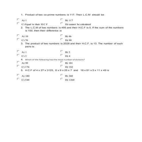 JSpiders Numbers assignment 1