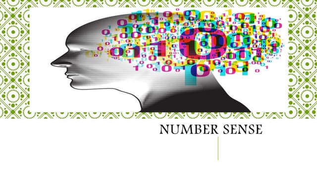 Number sense