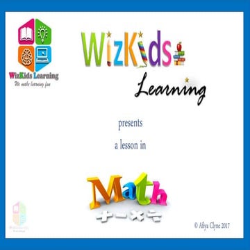 Number sense and number  relationships 011118