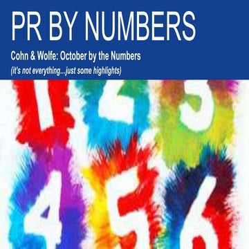 October Numbers highlights