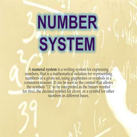 Number system | PPT