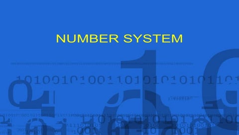 binary number system | PPT