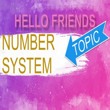 Number system