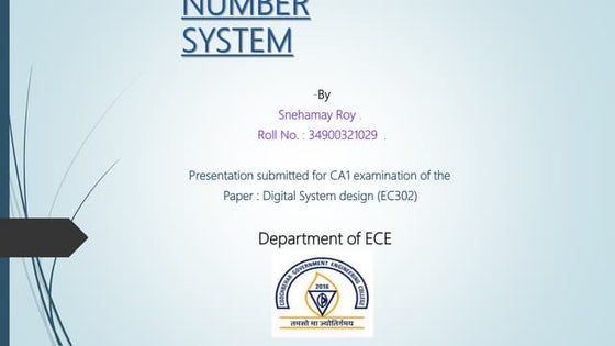 Computer Number system | PPT