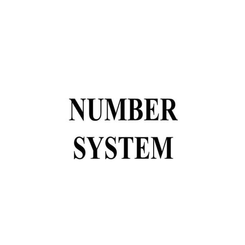 Number System.pptx
