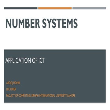 Number System BASICS OF NUMBER SYSTEM ABOUT BINARY AND.pptx