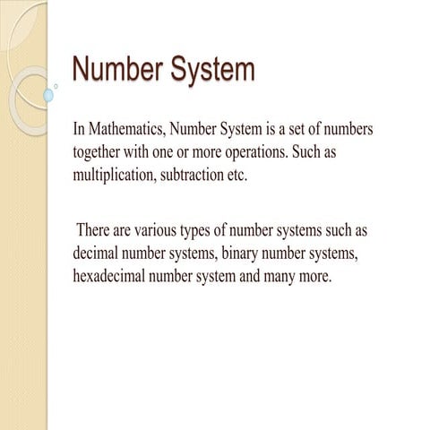 Computer Number system