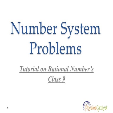 How to solve rational numbers problems
