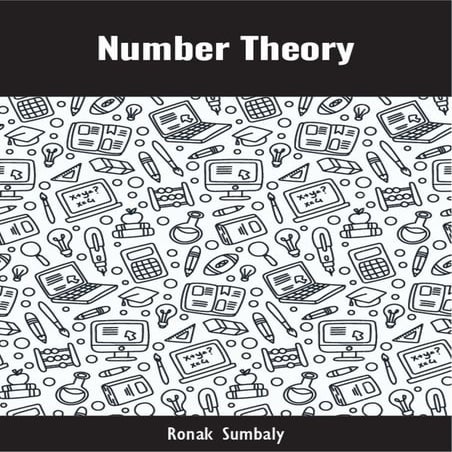 Number Theory Notes - Ronak Sumbaly