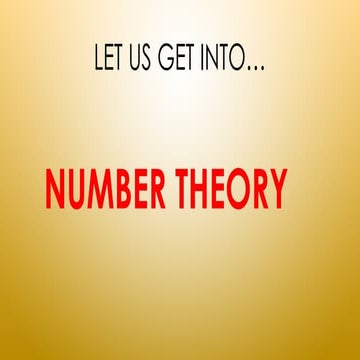 Mathematics - Number Theory 11235813.ppt
