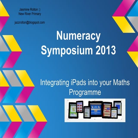 Numeracy symposium 2013