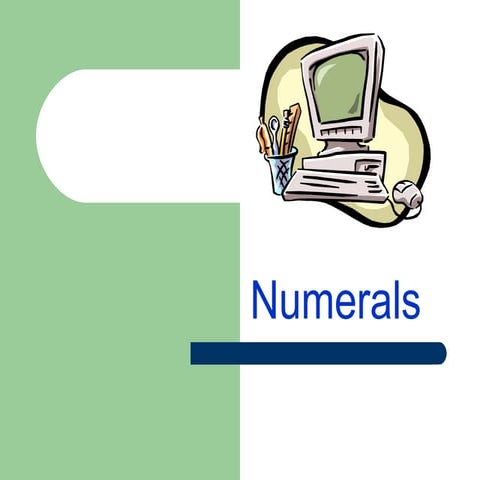 Numerals | PPT
