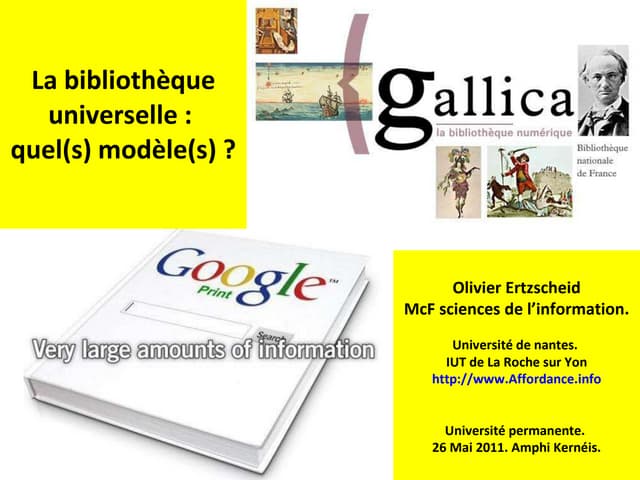 Les bibliotheques numeriques