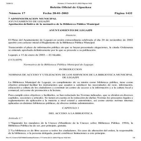 Número 17 fecha 28 01-2003 página 1432