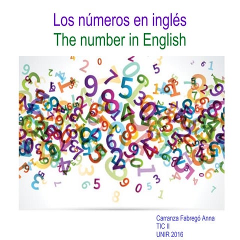 Números en inglés