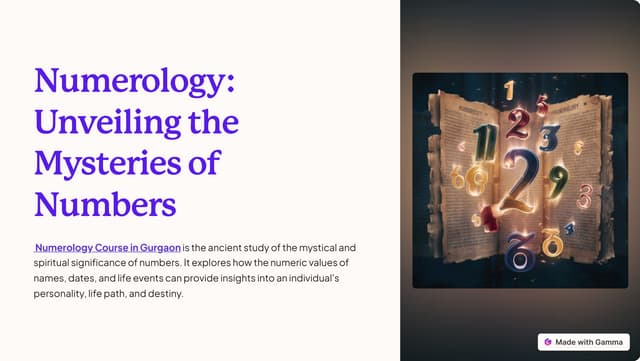 Understanding Numerology: Unveiling the Mystical World of Numbers | PDF